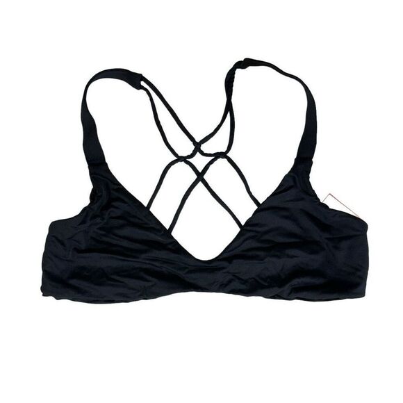 Bikini Set B Swim Black Top D & Prana Green Boho Bottom L Summer Swimwear - Picture 3 of 9